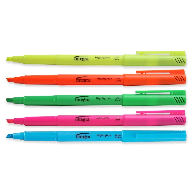 Integra Pen Style Fluorescent Highlighter 36180 ITA36180