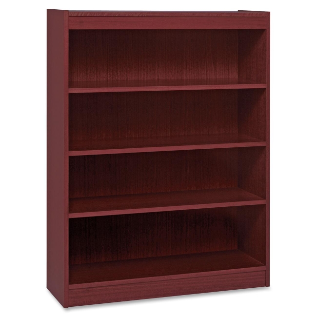 Lorell Panel End Hardwood Veneer Bookcase 60072 LLR60072
