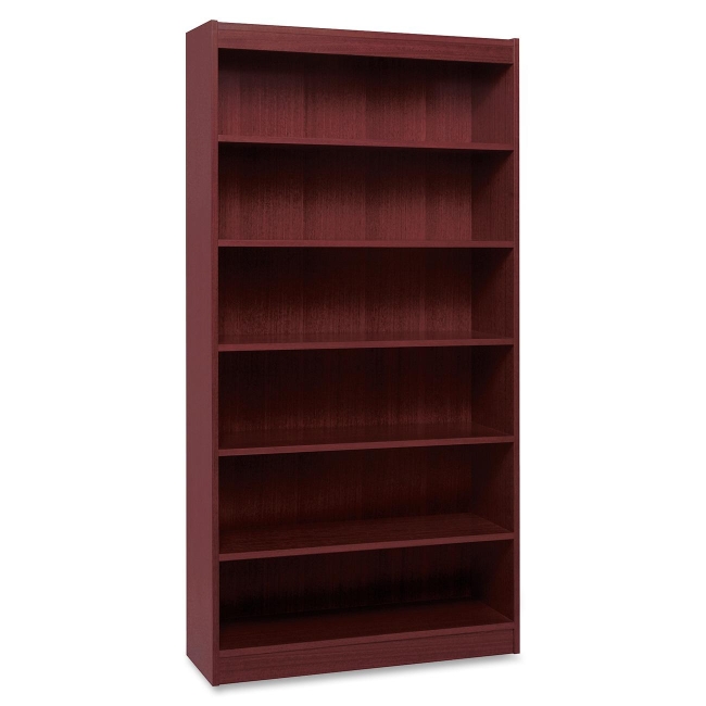 Lorell Panel End Hardwood Veneer Bookcase 60074 LLR60074