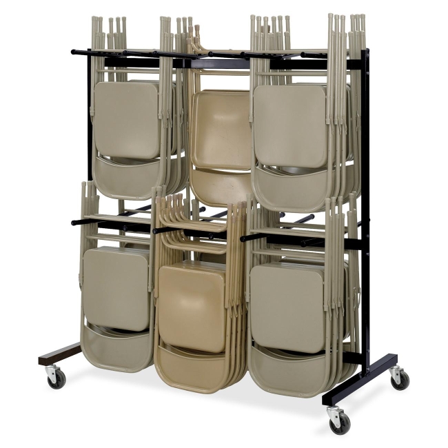 Double Tier Chair Cart Safco 4199BL SAF4199BL