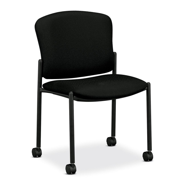 HON 4070 Series Mobile Armless Guest Chair 4077NT10T HON4077NT10T