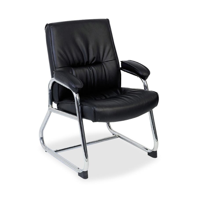 Lorell Bridgemill Leather Guest Chair 60504 LLR60504
