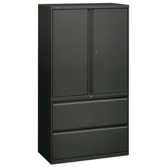 HON 800 Series Wide Lateral File with Storage Cabinet 885LSS HON885LSS