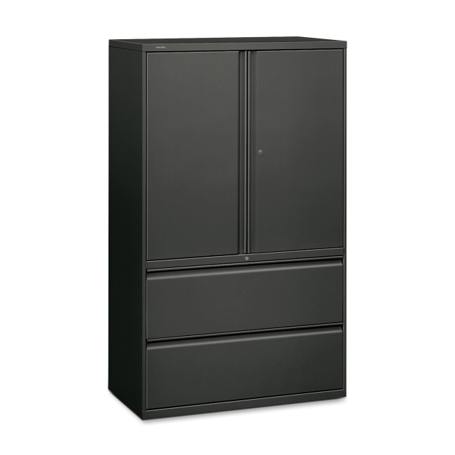 HON 800 Series Wide Lateral File with Storage Cabinet 895LSS HON895LSS