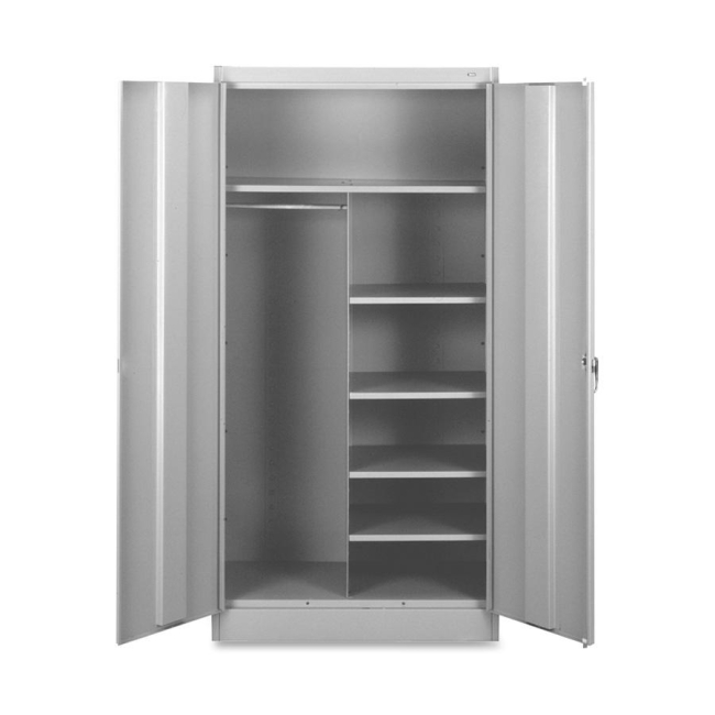 Tennsco Combination Wardrobe/Storage Cabinet 7214LGY TNN7214LGY
