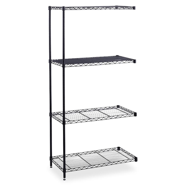 Safco Industrial Wire Shelving Add-On Unit 5289BL SAF5289BL