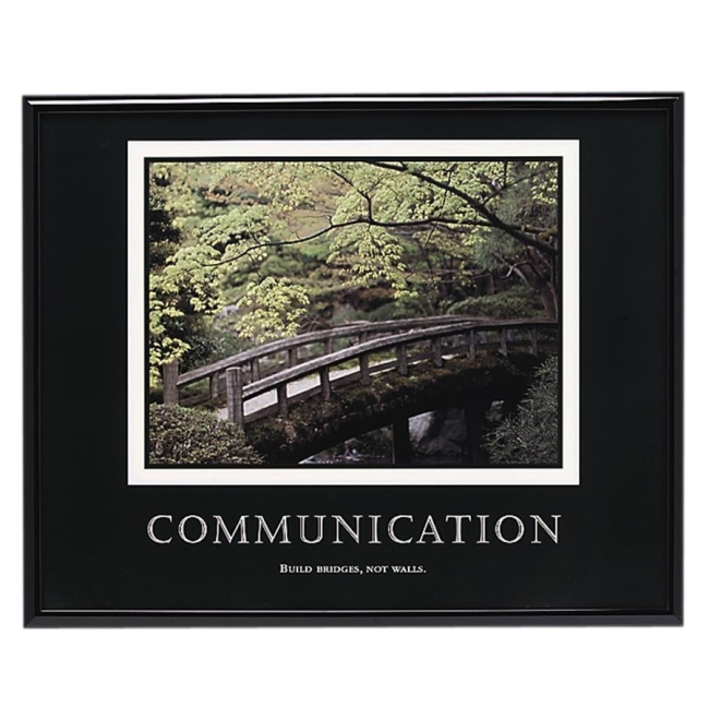 Communication Framed Poster Advantus 78026 AVT78026