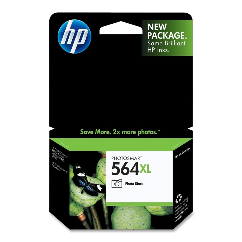 HP No. 564XL Black Ink Cartridge CB322WN HEWCB322WN No. 564XL