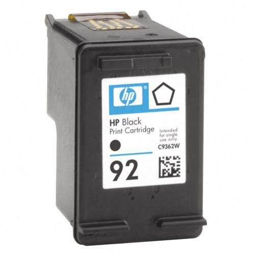 HP No. 92 Black Inkjet Print Cartridge C9362WN HEWC9362WN No. 92