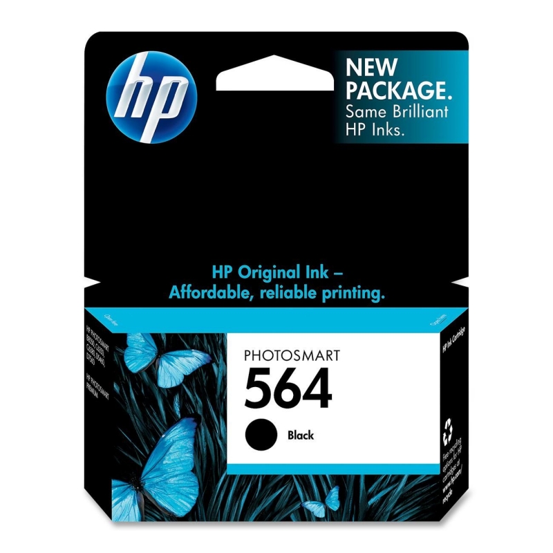 HP No. 564 Black Ink Cartridge CB316WN HEWCB316WN No. 564