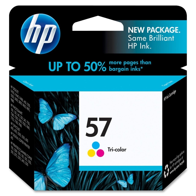 HP Tri-color Ink Cartridge C6657AN HEWC6657AN No. 57