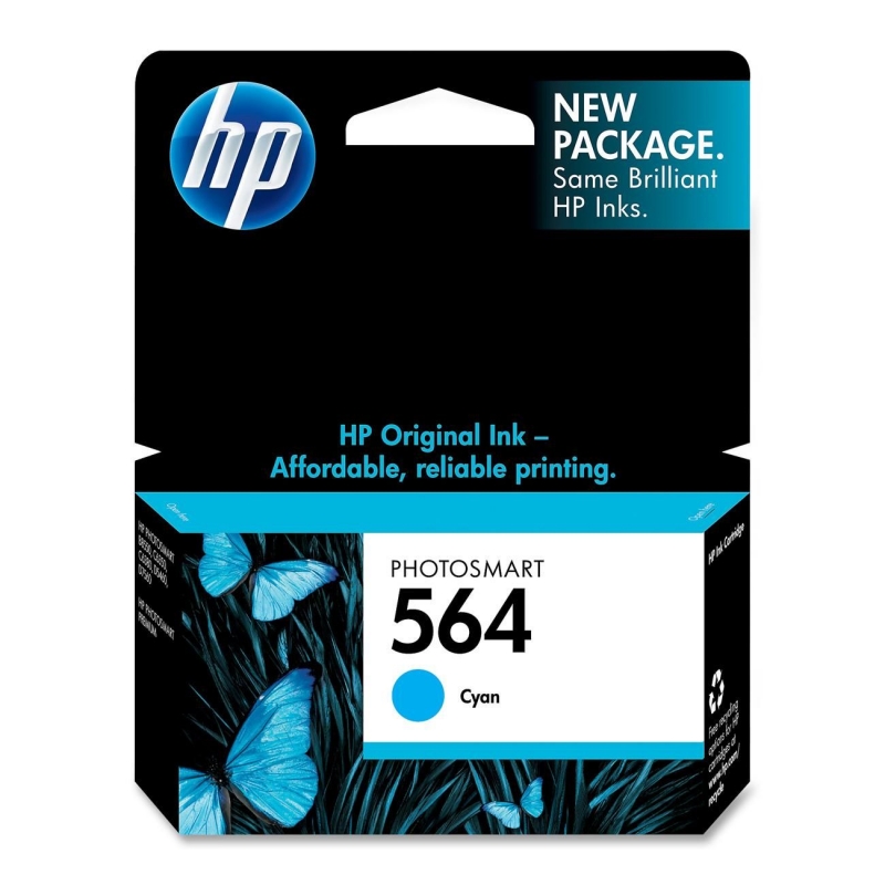 HP No. 564 Cyan Ink Cartridge CB318WN HEWCB318WN No. 564
