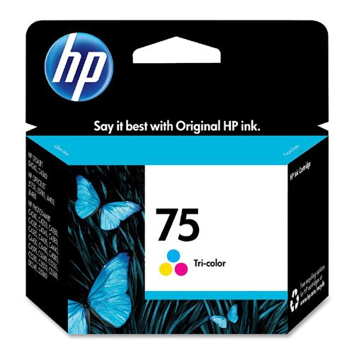 HP No. 75 Tri Color Ink Cartridge CB337WN HEWCB337WN No. 75