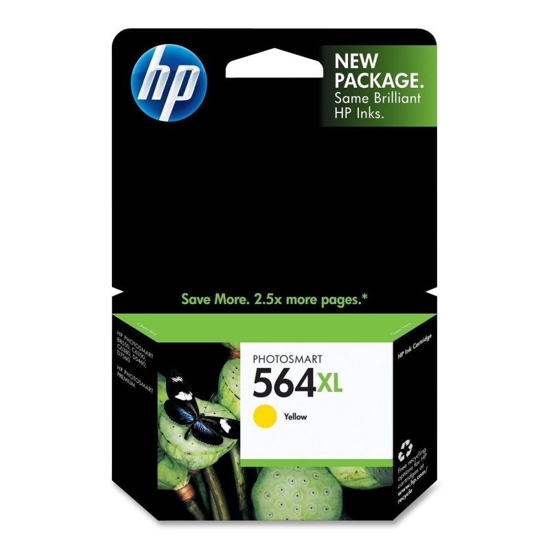HP No. 564XL Yellow Ink Cartridge CB325WN HEWCB325WN No. 564XL