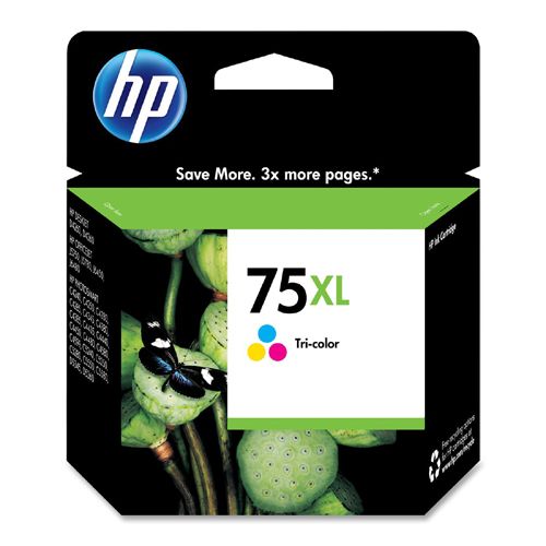 HP No. 75XL Color Ink Cartridge CB338WN HEWCB338WN No. 75XL