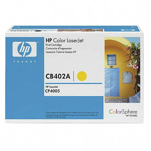 HP Yellow Toner Cartridge For LaserJet CP4005, CP4005n and CP4005dn Printers CB402A HEWCB402A
