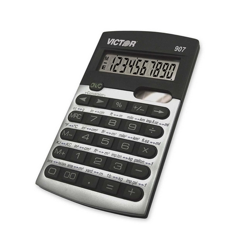 Victor Technology Portable Metric Conversion Calculator 907 VCT907