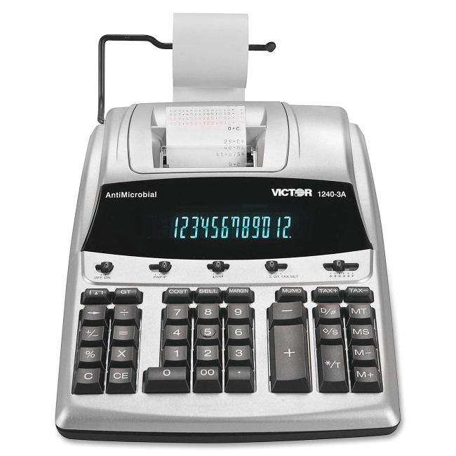Victor Technology AntiMicrobial Commercial Printing Calculator 12403A VCT12403A