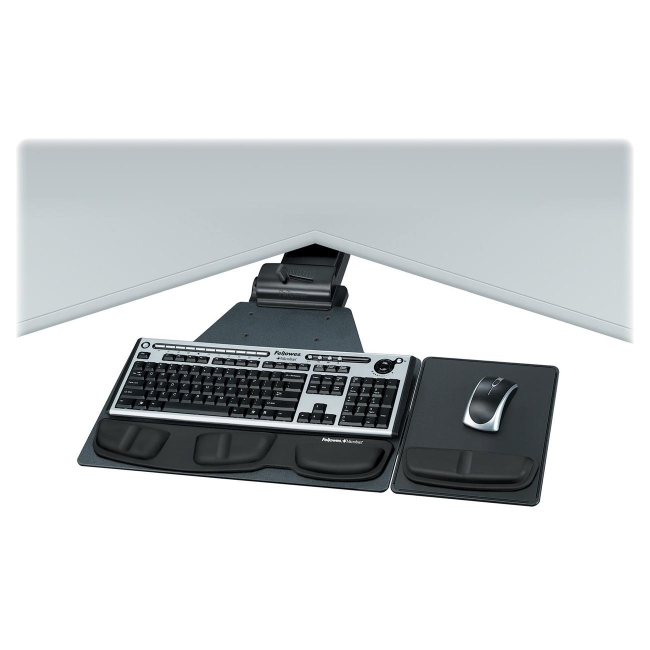 Fellowes Professional Series Executive Corner Keyboard Tray 8035901 FEL8035901