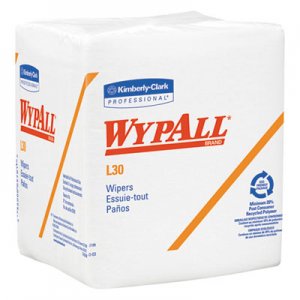 WypAll L30 Towels, Quarter Fold, 12 1/2 x 12, 90/Box, 12 Boxes/Carton KCC05812 5812