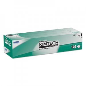 KIMTECH Kimwipes Delicate Task Wipers, 1-Ply, 14 7/10 x 16 3/5, 140/Box, 15 Boxes/Carton KCC34256CT