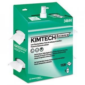 KIMTECH KIMWIPES Lens Cleaning, 16oz Spray, 4 2/5 X 8 1/2, 1120 Wipes/Box, 4/Carton KCC34644 34644EA