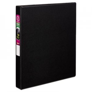 Avery Durable Binder with Slant Rings, 11 x 8 1/2, 1", Black AVE27250 27250