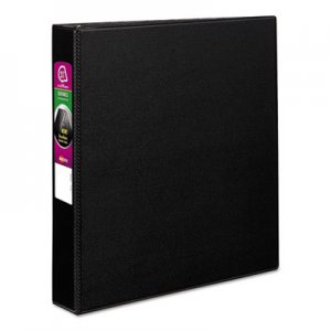 Avery Durable Binder with Slant Rings, 11 x 8 1/2, 1 1/2", Black AVE27350 27350