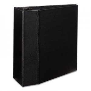 Avery Durable Binder with Two Booster EZD Rings, 11 x 8 1/2, 5", Black AVE07901 07901