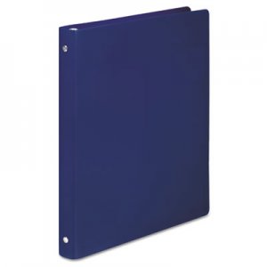 ACCO HIDE Poly Round Ring Binder, 23-pt. Cover, 1/2" Cap, Dark Blue ACC39702 A7039702A