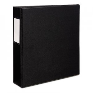 Avery Durable Binder with Two Booster EZD Rings, 11 x 8 1/2, 2", Black AVE08502 08502