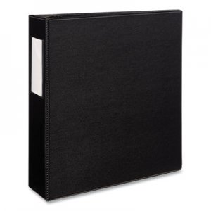Avery Durable Binder with Two Booster EZD Rings, 11 x 8 1/2, 3", Black AVE08702 08702