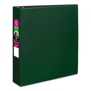 Avery Durable Binder with Slant Rings, 11 x 8 1/2, 2", Green AVE27553 27553
