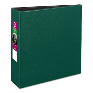 Avery Durable Binder with Slant Rings, 11 x 8 1/2, 3", Green AVE27653 27653