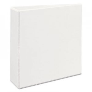 Avery Heavy-Duty View Binder w/Locking 1-Touch EZD Rings, 3" Cap, White AVE01321 01321