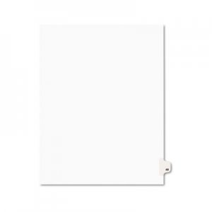 Avery Avery-Style Legal Exhibit Side Tab Divider, Title: 49, Letter, White, 25/Pack AVE01049 01049