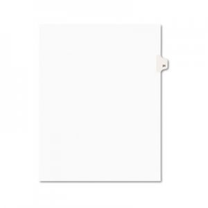 Avery Avery-Style Legal Exhibit Side Tab Divider, Title: 31, Letter, White, 25/Pack AVE01031 01031