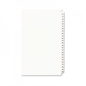 Avery Avery-Style Legal Exhibit Side Tab Divider, Title: 76-100, 14 x 8 1/2, White AVE01433 01433