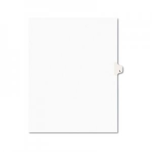 Avery Avery-Style Legal Exhibit Side Tab Dividers, 1-Tab, Title L, Ltr, White, 25/PK AVE01412 01412