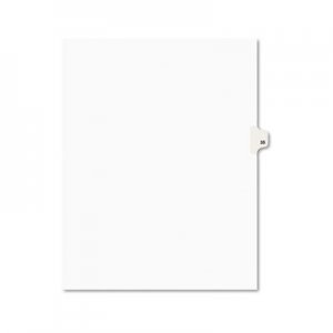 Avery Avery-Style Legal Exhibit Side Tab Divider, Title: 35, Letter, White, 25/Pack AVE01035 01035