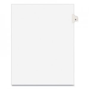 Avery Avery-Style Legal Exhibit Side Tab Dividers, 1-Tab, Title D, Ltr, White, 25/PK AVE01404 01404