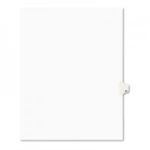 Avery Avery-Style Legal Exhibit Side Tab Divider, Title: 41, Letter, White, 25/Pack AVE01041 01041