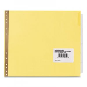 Avery Insertable Clear Tab Dividers for Data Binders, 6-Tab, 11 x 9 1/2 AVE11730 11730