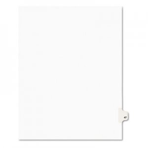Avery Avery-Style Legal Exhibit Side Tab Divider, Title: 47, Letter, White, 25/Pack AVE01047 01047