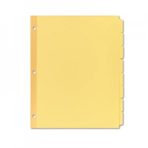 Avery Write-On Plain-Tab Dividers, 8-Tab, Letter, 24 Sets AVE11505 11505