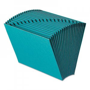 Smead Heavy-Duty A-Z Open Top Expanding Files, 21 Pockets, Letter, Teal SMD70717 70717