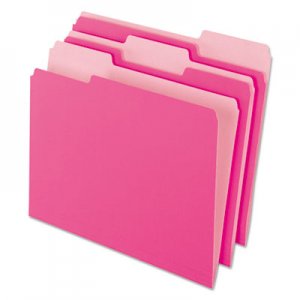 Pendaflex Interior File Folders, 1/3 Cut Top Tab, Letter, Pink, 100/Box 421013PIN PFX421013PIN
