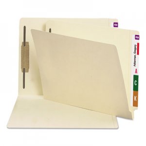 Smead Heavyweight Folders, One Fastener, End Tab, Letter, 14 Point Manila, 50/Box 34210 SMD34210