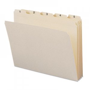 Smead Indexed File Folders, 1/5 Cut, Indexed 1-31, Top Tab, Letter, Manila, 31/Set 11769 SMD11769