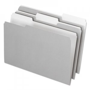Pendaflex Interior File Folders, 1/3 Cut Top Tab, Legal, Gray, 100/Box 435013GRA ESS435013GRA